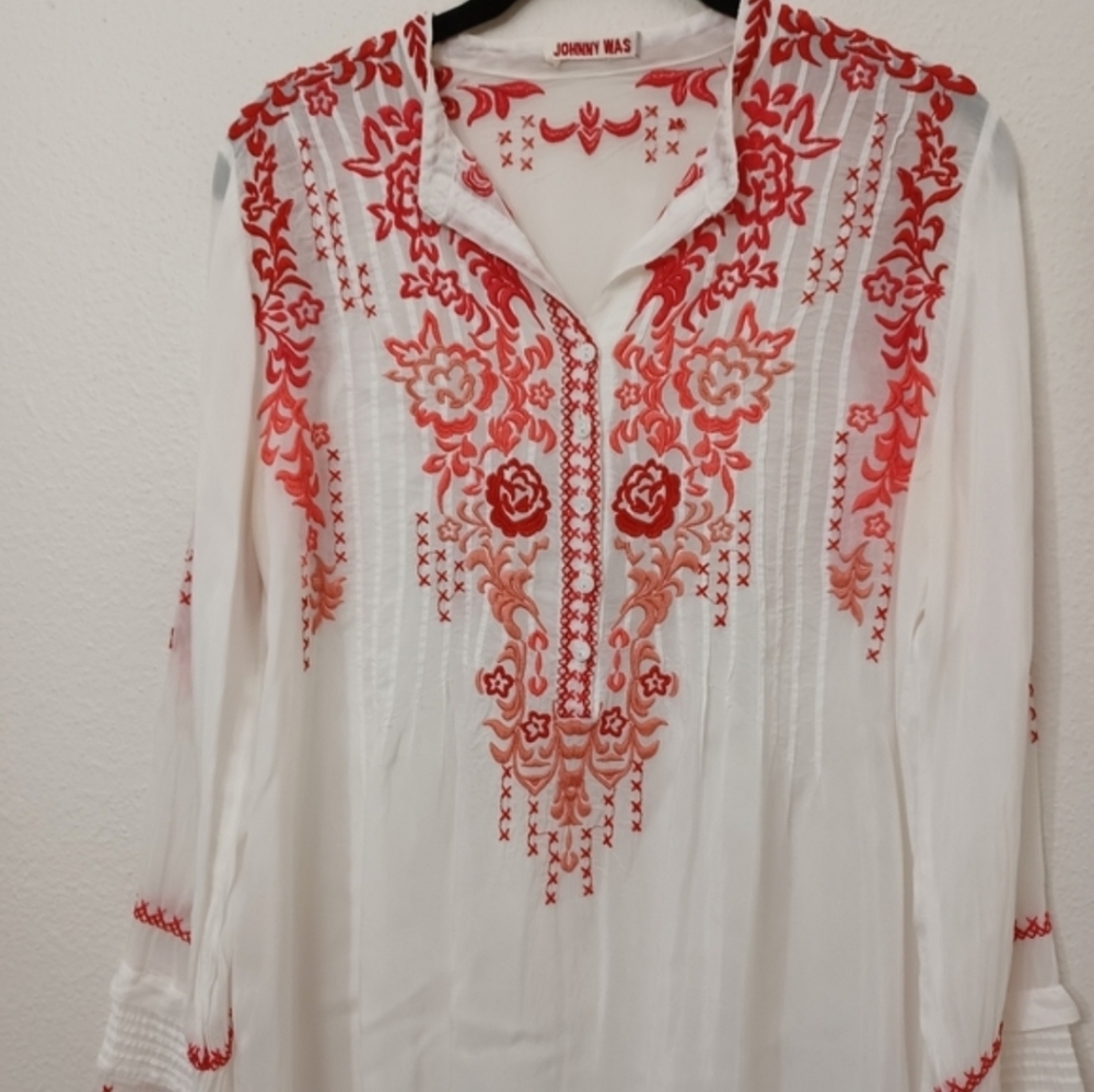 🧡Johnny was ROSS RED TUNIC - Picture 9 of 13